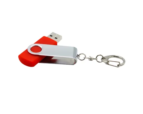 Флешка Twist 32 Гб в футляре, красная