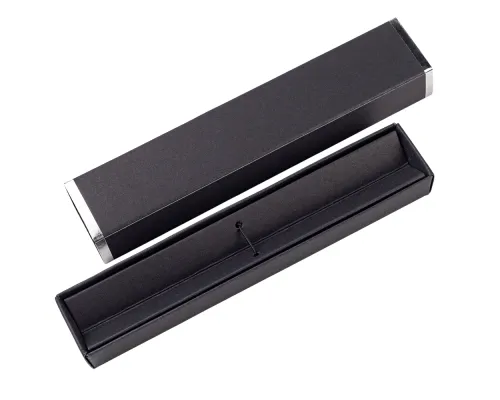 Ручка Senator в коробке Cradle чёрной с серебристым, чёрная