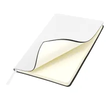 Ежедневник A5 недатированный Simflex в мягком переплёте, белый