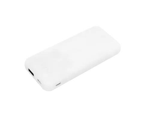Внешний аккумулятор Arrida 5000mAh, с покрытием Baby skin, белый