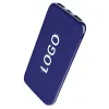 Внешний аккумулятор Kugo, 10000 mAh с подсветкой гравировки, синий