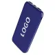 Внешний аккумулятор Kugo, 10000 mAh с подсветкой гравировки, синий