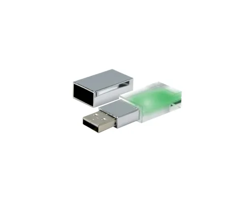 Флешка Moon 16 Гб в футляре, зеленый