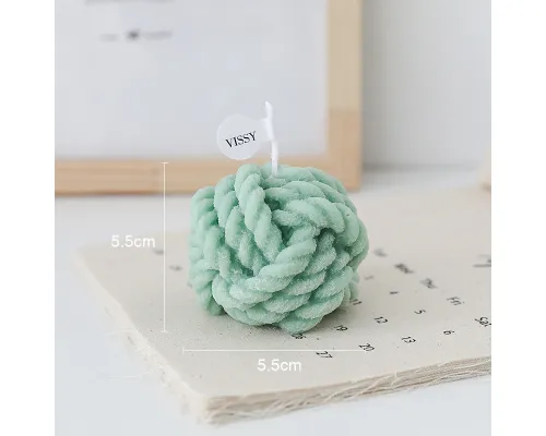 Свеча Бабушкин клубок, мятный