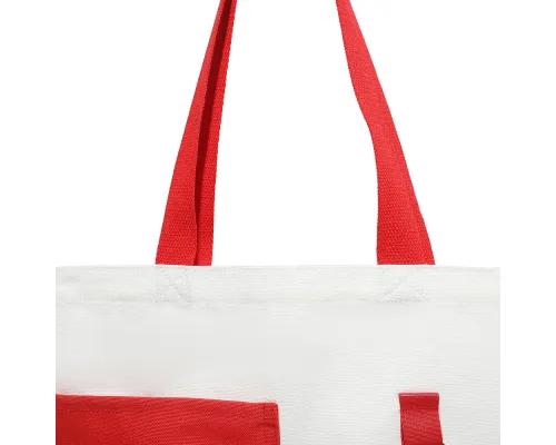 Сумка для покупок BANSHEE TO GO 325 г/м², красная/красная
