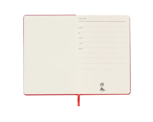 Ежедневник A5 недатированный Dear в твёрдом переплёте, красный