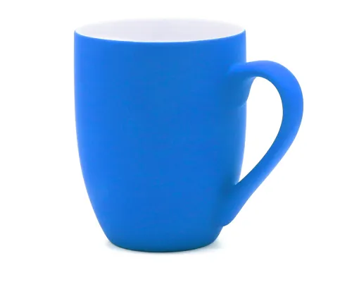 Кружка Elegante, софт-тач, 350мл, синий