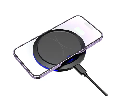 Беспроводное зарядное устройство Pebble 15W, черный