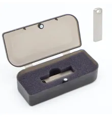 Флешка Rail 16 Гб в футляре, серебристая