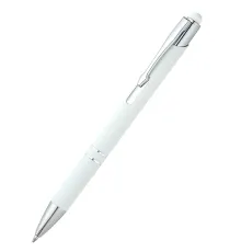 Ручка металлическая Ingrid софт-тач, белая