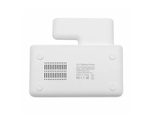 Беспроводное мультизарядное устройство Syntra 15W (3в1), белый