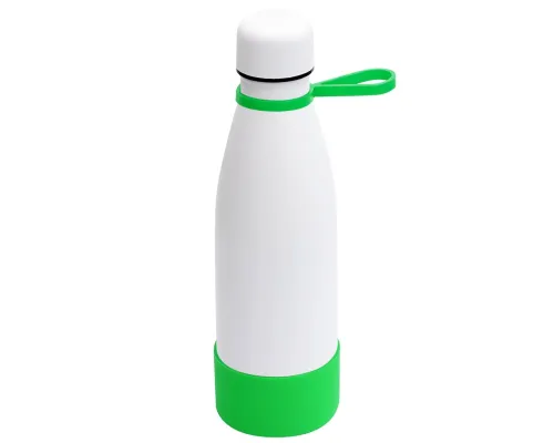 Термобутылка герметичная вакуумная Olivia To Go, белый/зелёный