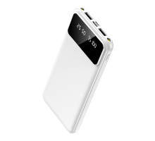 Внешний аккумулятор Dorado 10 000 mAh с фонариком, белый