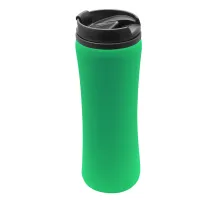 Термокружка Miora софт-тач, зеленый