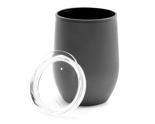 Термокружка Top, серый полуматовый