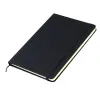 Блокнот A5 Monte в твёрдом переплёте, черный
