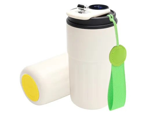 Термокружка Ashly To Go, белая/светло- зелёная/жёлтая