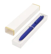 Ручка Espada в коробке Cradle белой с позолотой, синяя