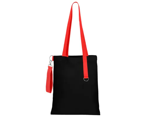 Сумка для покупок Black GLOW 325 г/м² с ремувкой, красная