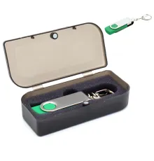 Флешка Twist 16 Гб в футляре, зеленая