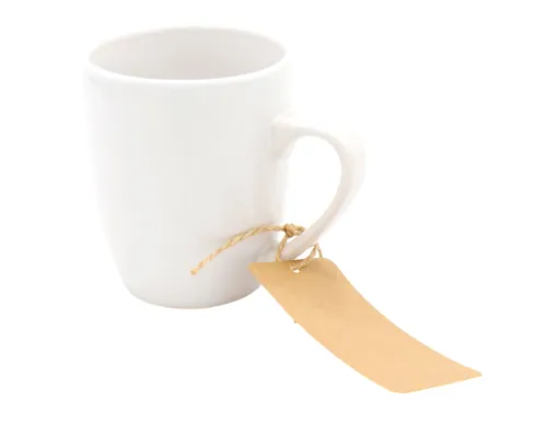 Бирка картонная на верёвке, крафт