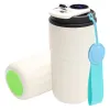 Термокружка Ashly To Go, белая/бирюзовая/светло-зелёная
