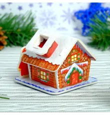 Конструктор фигурки"Дом деда мороза" 3Д   3564567