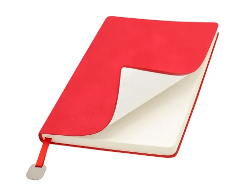 Ежедневник A5 недатированный Farfalla в мягком переплёте, красный