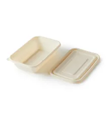 Контейнер с крышкой из кукурузного крахмала,  1000 мл