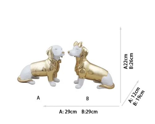 Набор статуэток "Влюбленные собачки"