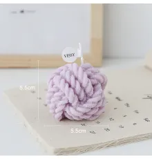 Свеча Бабушкин клубок, сиреневый