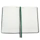 Ежедневник A5 недатированный Molfetta в мягком переплёте, серый/тёмно-зеленый