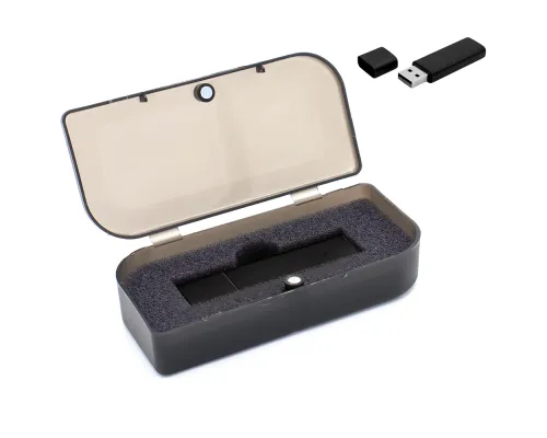 Флешка Loon 16 Гб в футляре, черная