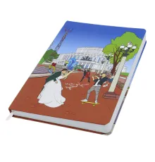 Записная книжка A5 Dziuna Театр в клетку 15 x 21 см