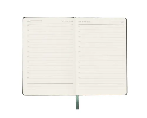 Ежедневник A5 недатированный Simflex в мягком переплёте, зелёный Ежедневник A5 недатированный Simflex в мягком переплёте, зелёный
