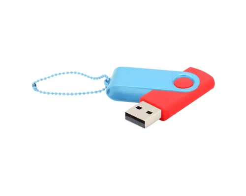 Флешка Designer To Go 2.0 USB 16Gb, красный/голубой