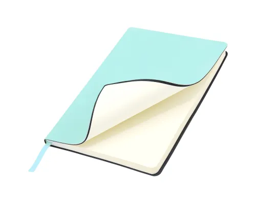 Ежедневник A5 недатированный Simflex в мягком переплёте, бирюзовый