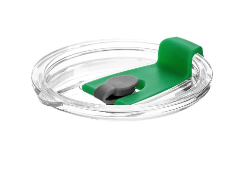 Крышка пластиковая к стакану стеклянному Mango, зеленая