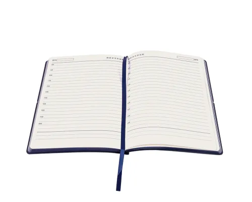 Ежедневник A5 недатированный Massimo в мягком переплёте, темно-синий