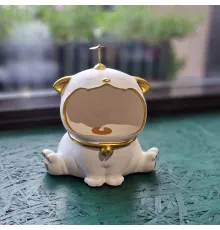 Статуэтка хранитель Кот большой, белый