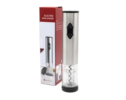 Винный электрический металлический штопор Божоле, серебро