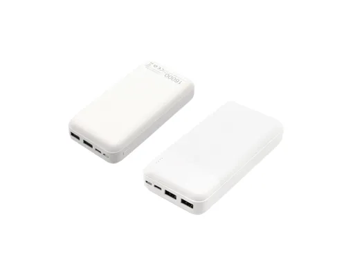Внешний аккумулятор Vekta, 16000mAh, белый