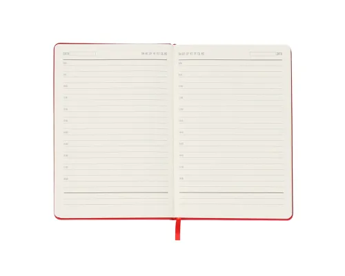 Ежедневник A5 недатированный Dear в твёрдом переплёте, красный