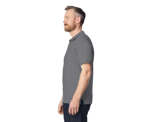 Футболка поло PREMIUM COTTON ADULT DOUBLE PIQUE, ГРАФИТОВЫЙ S