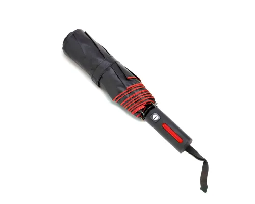 Автоматический противоштормовой складной зонт Sherp, красный.