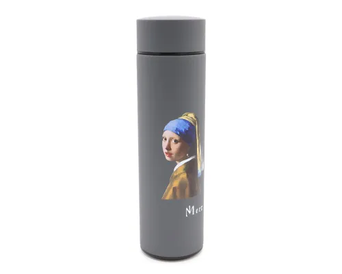 Термос Bronx софт тач, серого цвета