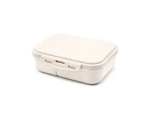 Ланчбокс (контейнер для еды) Ulf из пшеничного волокна, бежевый