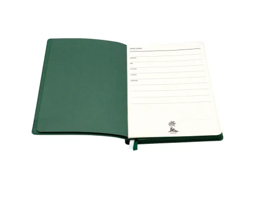 Ежедневник A5 недатированный Gabby в мягком переплёте, тёмно-зелёный Ежедневник A5 недатированный Gabby в мягком переплёте, тёмно-зелёный