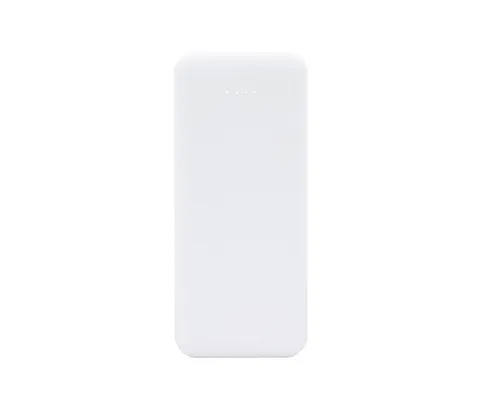 Внешний аккумулятор Arrida 5000mAh, с покрытием Baby skin, белый