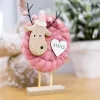 Новогоднее украшение рождественские олени Магиш, розовый